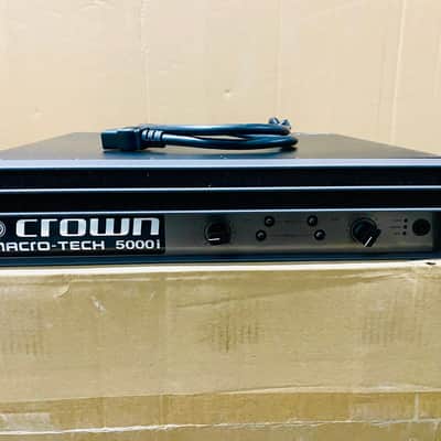 Crown MacroTech 5000i 2Ch Power Amplifier W/ Power Cord | Made In USA image 1