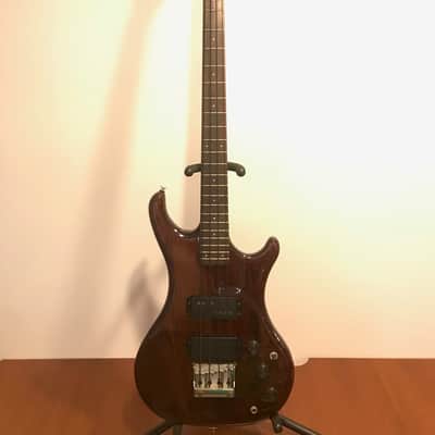 Westone Genesis bass guitar w/ case 1987 Burgundy Ash image 4