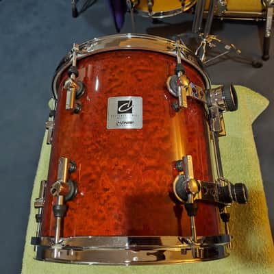 Sonor Designer Maple Light 12x12 Suspended Floor Tom - Birdseye - RED image 1