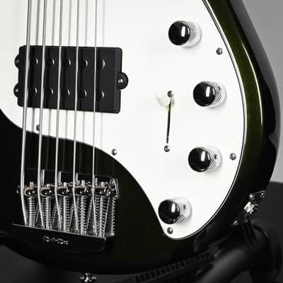 Ernie Ball Music Man StingRay 5 Special H 5-String Bass Guitar- Fallout Green (K07301) image 9