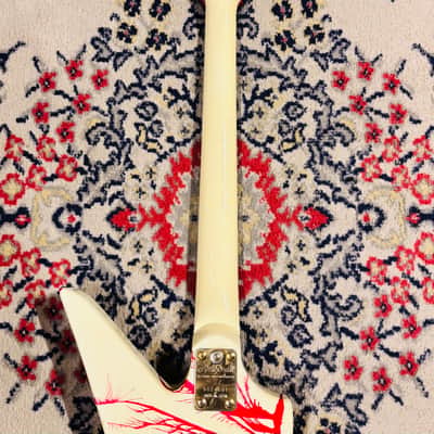 1984 Aria Pro II ZZ Limited Edition Blood Series “Bloody White” - Made In Japan image 8