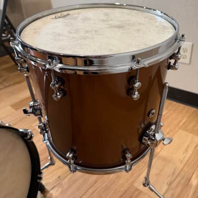 ~RARE!~ Mapex Black Panther Design Lab 3-Piece 12/14/20 Versatus Drum Kit Set in Transparent Copper Lacquer (Rm4) image 13