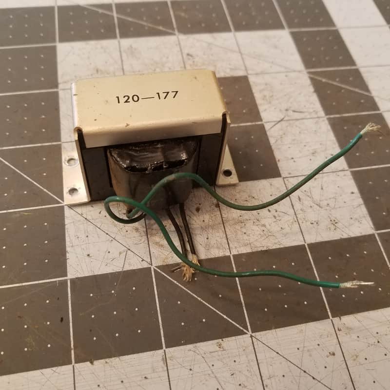 Tektronix 120-177 Power Filament Transformer 6.3V boost Tube Amp TESTED Vintage 1961 Blue image 1