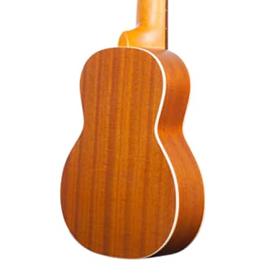 Ohana TKG-20 Mahogany Mini-Guitar - E to E Tuning + Gig Bag and More - B-stock image 2