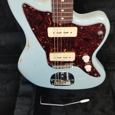 LsL Instruments Placerita, JM Style w/Tremolo, Swamp Ash Body, Rosewood FB, Sonic Blue, w/HSC image 1