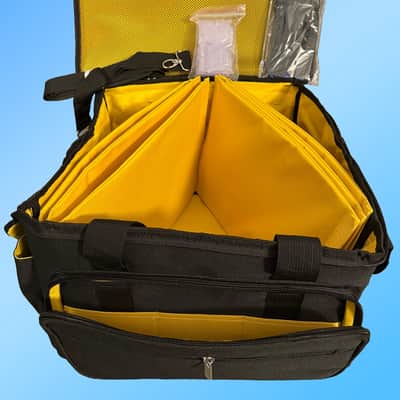 DJ Cable File Bag Organizer Yellow New image 2