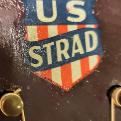 Vintage RARE 1963 US Strad Stella Parlor Guitar New Strings Pro Setup image 8