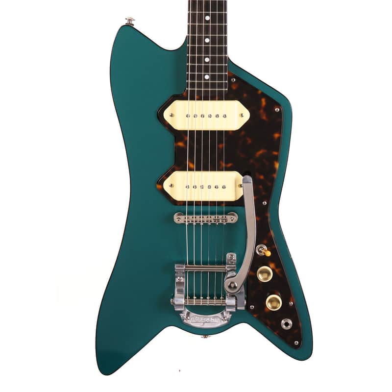 Fab Guitars Cadillac P-90’s Sherwood Green Used image 1