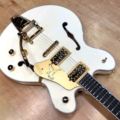 Gretsch Falcon Center Block LImited Edition with String-Thru Bigsby and Gold Hardware 2025 - Vintage White image 5
