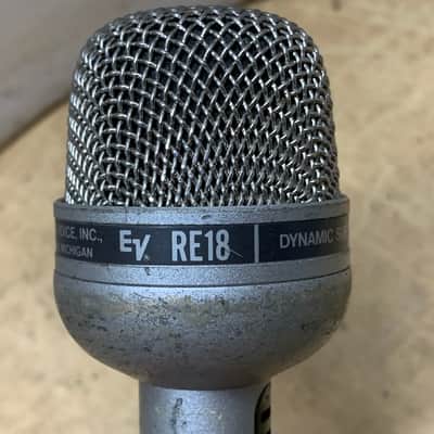 ELECTRO- VOICE RE18 MICROPHONE/ GRAY- RARE! VINTAGE! AWESOME SOUND! MAKE OFFER! image 6
