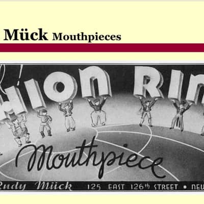 RARE GOLD PLATED HANDMADE RUDY MUCK CUSHION RIM 17-C 1930'S TRUMPET MOUTHPIECE ORIG FIN. 92% FREE SHIP image 11