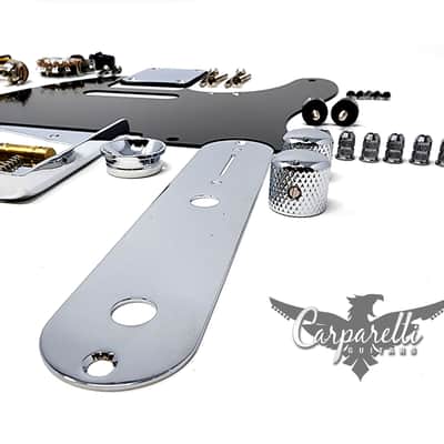 Carparelli Hardware Set for Tele (SET A) - Chrome, Black or Gold image 4