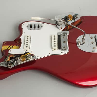 Fender Jaguar Solid Body Electric Guitar (1966), ser. #172774, original black tolex hard shell case. image 16