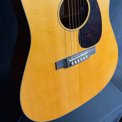 Martin D-10E Retro Dreadnought Acoustic-Electric Guitar Vintage Natural w/ Soft Case (430) image 5