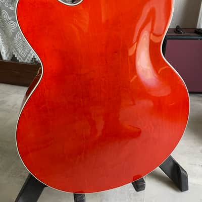 Gretsch G6120DE Duane Eddy model 1997 desert sunrise (rouge orangé) image 12