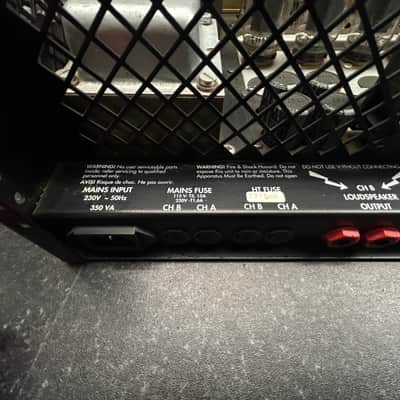 Marshall 9100 Dual Monobloc + Gator 5u Flightcase and full spare Watford valve kit - 90's - Gold image 11