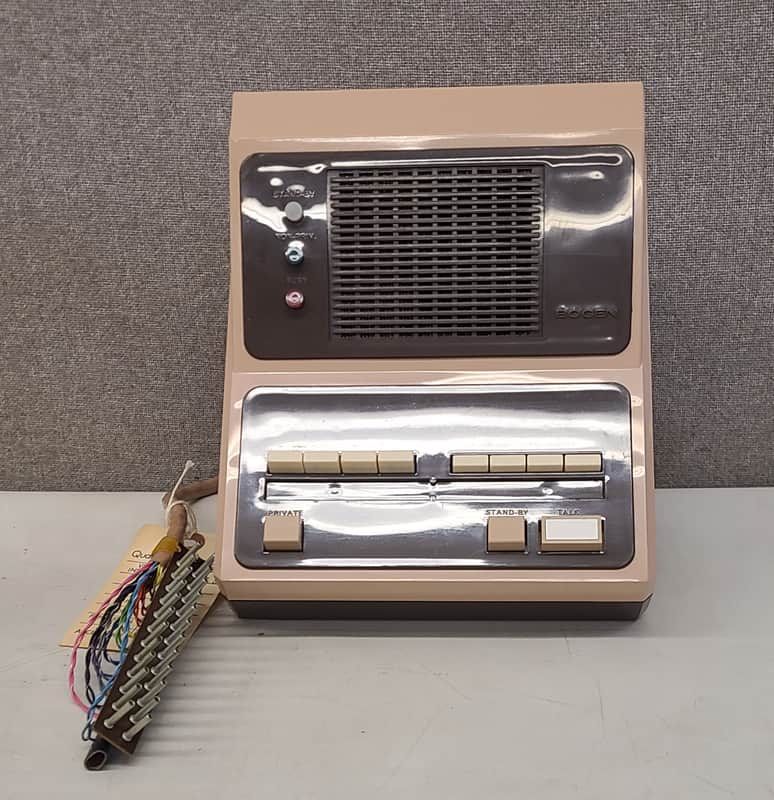 Vintage Bogen IM-9/LS9 Intercom & Room Selector Paging Audio Module NOS image 1