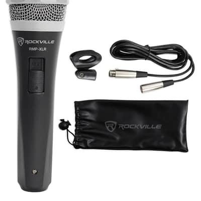 Rockville RMP-XLR Dynamic Cardioid Professional Microphone W/10' XLR Cable + Clip image 3