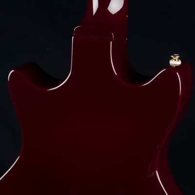 Huss & Dalton Meridian DC Custom Lipstick Red Flamed Maple and Mahogany Double Cutaway NEW image 20