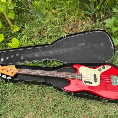 1975 Fender Musicmaster Bass - Dakota Red - OHSC image 18