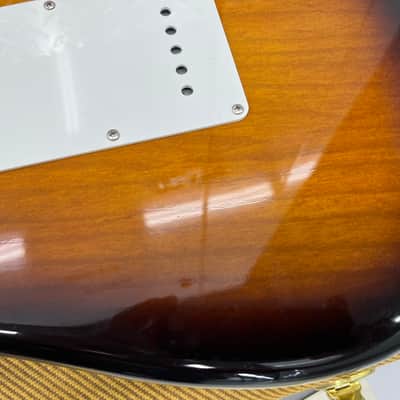 RARE! Fender American Vintage AVRI '54 Stratocaster Limited edition of 1954 COA 2014 Burst USA Case Candy Papers_234 image 11