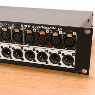 Soundcraft Mini Stagebox 16R Cat 5 16-CH Digital Stage Box w/ MADI Card CG010TU image 2