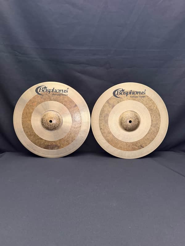 Bosphorus 14" Antique Bright Hi-Hat cymbals set 1200 - 994 grams image 1