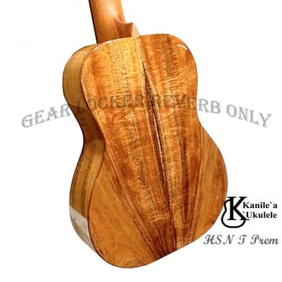 Kanile`a HNS T Prem 25th anniversary Sea Turtle Tenor ukulele with Premium Koa wood image 12