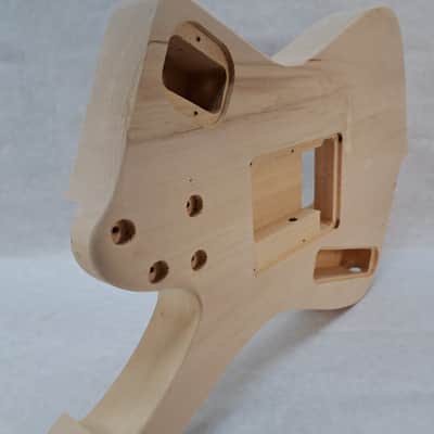 Unfinished 7 string Basswood Iceman body Fits Ibanez (tm) RG and Jem necks J2163 image 8