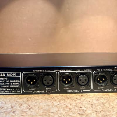 Drawmer MX40 Quad Gate – Serviced – Warranty image 10