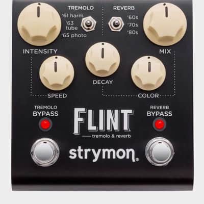 Strymon Flint Reverb and Tremolo V2 2022 - Present - Black image 1