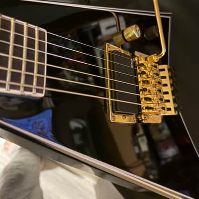 Jackson Concept Series RR24 FR H Rhoads 2024 - Black with White Pinstripes image 4