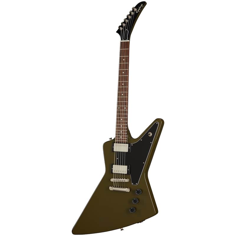Epiphone Limited Run Explorer Olive Drab Green image 1