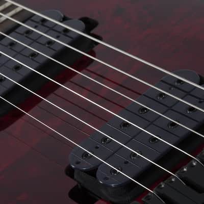 Schecter Omen Elite-6 LH - Black Cherry Burst (2459) image 8