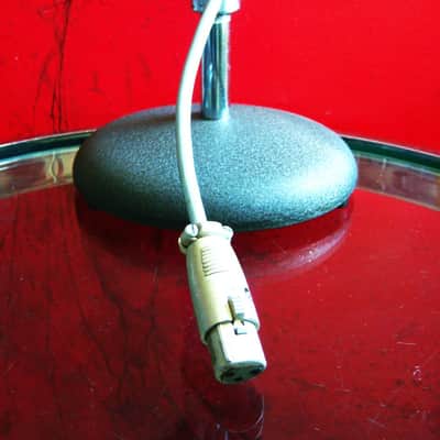 Vintage RARE 1940's Shure 556 dynamic cardioid microphone w Atlas stand Display 55 55S Super 55 image 12