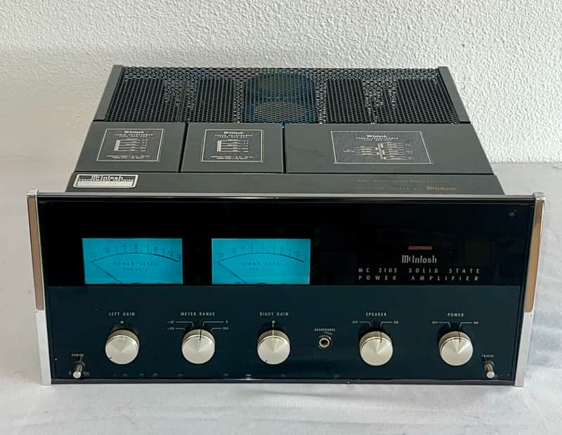 Incredible One Owner 1976 McIntosh MC2105 Power Amp, Well Maintained & Serviced , Includes Original Box, Warranty Card & Receipt