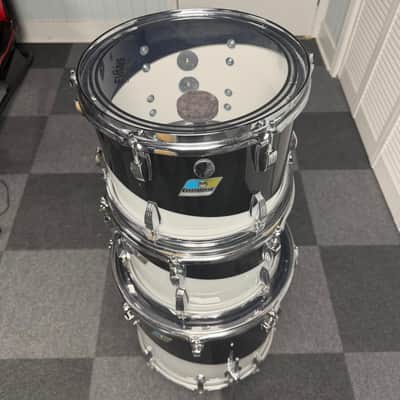 Ludwig Vistalite 3pc Tom Set Pattern E NiCe 1970’s - Acrylic image 2