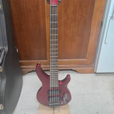 Yamaha TRBX305 5-String Bass with Rosewood Fretboard 2010s - Candy Apple Red image 1