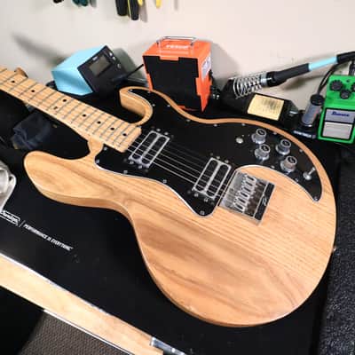 1980's Peavey T-60 Electric Satin Natural Guitar image 16