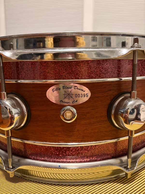 Billy Blast Drums 14" X 6" 15ply maple Snare Drum New Custom image 1