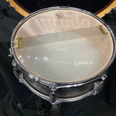 Tris Imboden's, Chicago, C & C Drum Company - 5x14" Custom Walnut Snare Drum, Immaculate 2010 SIGNED! image 16