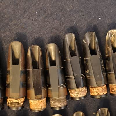 39 Clarinet Mouthpieces Buffet Crampon Low Logo (Chedeville) Rare Good State image 17