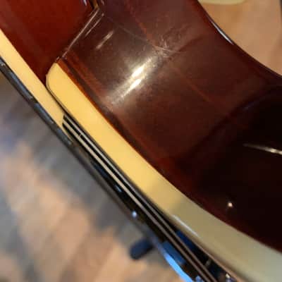 Rare vintage Ibanez 2350 CH Custom Les Paul 1975 Lawsuit- John 5 Motley Crue autographed Natural wood brown top maxon 70 pickups image 18