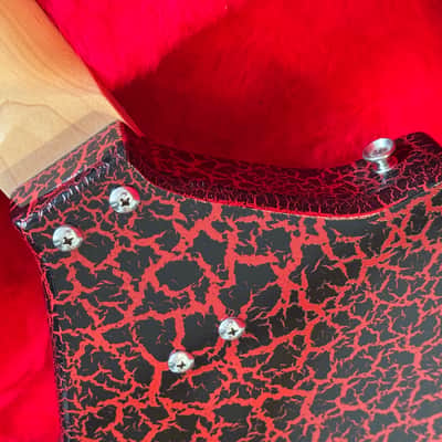 Jerry Jones Electric Sitar 1990s - Red Crackle image 12