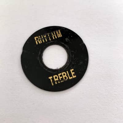 Hand aged Toggle Switch Plate, BLACK, R/T plate, Gibson Les Paul Historic image 4
