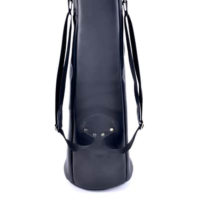 Trombone Gig Bag - Large Straight Tenor 8-9" Bell - Leather - Glenn Cronkhite image 3