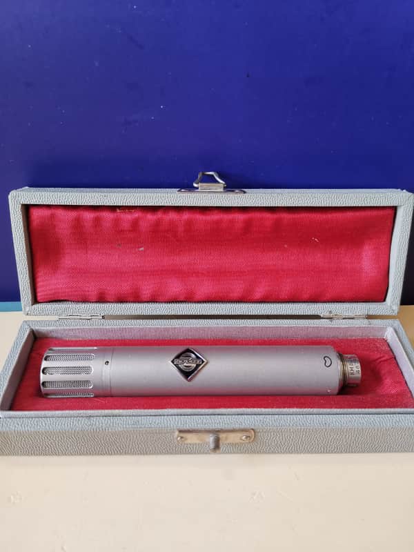 Neumann KM 54 Small Diaphragm Cardioid Condenser Microphone 1953 - 1970 - Nickel image 1