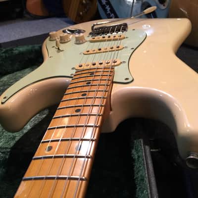 No.032423 RARE Order Fender Japan ST-65 VWHT/LM MADE IN JAPAN FUJIGEN INC. Maintained EX- - - image 5