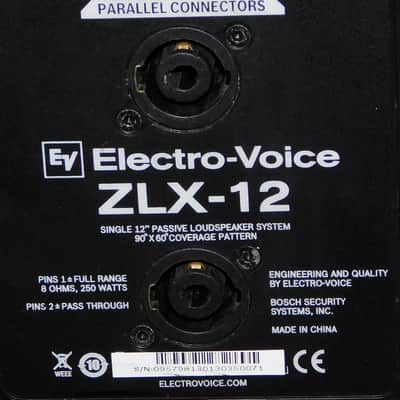 Electro-Voice ZLX-12 12" Two-Way Passive Loudspeakers pair image 5