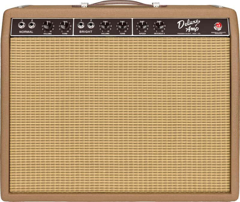 Fender '62 Deluxe Amp 240V AU Guitar Amplifier - Brown and Wheat image 1